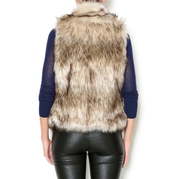 #4 Ci Sono Faux Fur Vest Size Small - Picture 2 of 12